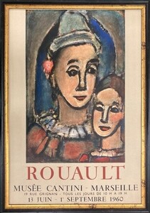 【特価】 　≪　　ジョルジュ・ルオー　　≫　 オリジナルリトグラフ【石版画】 　 MUSEE CANTINI-MARSEILLE　 1939年　　GEORGES ROUAULT