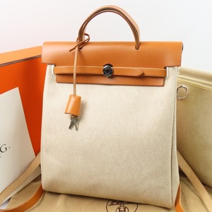 95365★1円スタート★HERMES エルメス 極美品 エールバッグアドPM バッグ バックパック ヴィンテージ リュック デイパック □D刻印