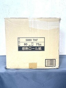 M2718【未使用品80個入り！！】感熱ロール紙　紙幅58㎜ｘ外径80㎜　75μ　5880TKF　80個入り　店舗用品　レジロール