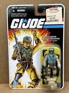 2008 GI Joe Comic Series HELICOPTER ASSAULT TROOPER Code Name SGT AIRBORNE carde 海外 即決