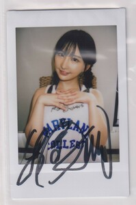 チェキ 楪カレン ( ゆずりはかれん ) 直筆 サイン　Yuzuriha Karen Autograph Cheki Photo AUTO 2検索# 写真 JUICY HONEY ジューシーハニー