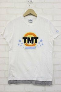 1T1950■クリックポスト対応■TMT ラフィー天竺コンビネーションＴシャツ