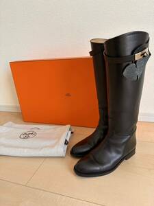 美品　エルメス　HERMES ケリーブーツ　ジャンピングブーツ　35