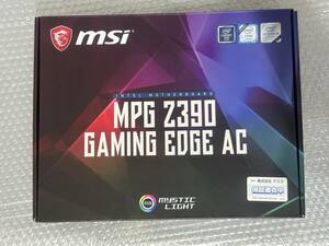 002 中古マザーボード msi MPG Z390 GAMING EDGE AC　初期動作確認済み「送料無料」