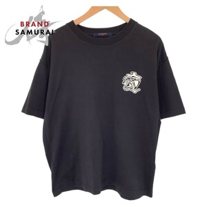 美品 LOUIS VUITTON ルイヴィトン 19AW スモーク プリンテッド サイズM ブラック RM192 NPG HHY90W 半袖Tシャツ メンズ 404468