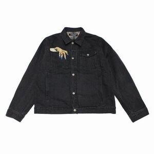 UNDERCOVER アンダーカバー 23AW ハンドビーズ 裏シャギーCK 加工Gジャン ジャケット 5 ブラック