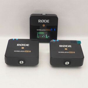 RODE ロード Wireless go II セット 受信機 x 1 送信機 x 2 マイク ワイヤレス ゴー2 管17254