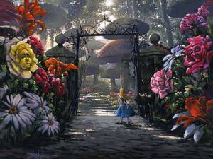 Disney Fine Art ディズニーファインアート ふしぎの国のアリス 限定 レア　 Rodel Gonzalez