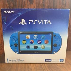 PlayStation Vita Wi-Fiモデル アクア・ブルー PCH-2000 初期化・機器認証解除済