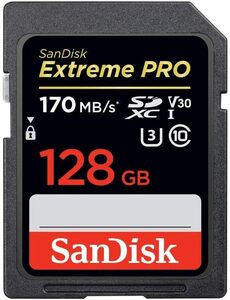 SanDisk 128GB Extreme PRO UHS-I SDXC 170MB/s SDSDXXY-128G サンディスク 