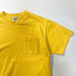 90s 80s L.L.Bean Russell エルエルビーン ラッセル ポケt ポケットTシャツ 無地 Tee アメリカ製 ビンテージ usa old M llbean コットン 