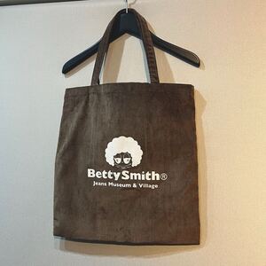 Betty Smith ベティースミス トートバッグ エコバッグ コーデュロイ コーディロイ ブラウン 大きめ 日本製 岡山デニム 新品 未使用