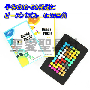 ビーズパズル　6x10　頭脳開発　IQ・EQ開発に　子供から大人まで　パズル