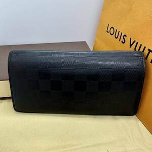 超美品★ルイヴィトン LV LOUIS VUITTON ダミエ 【ポルトフォイユ・ブラザ】★長財布★オシャレ