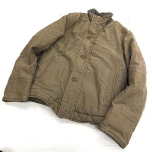 1674◎ Abercrombie & Fitch アバクロンビー & フィッチ ADIRONDACK JACKET トップス ジャケット 裏ボア カーキ メンズM