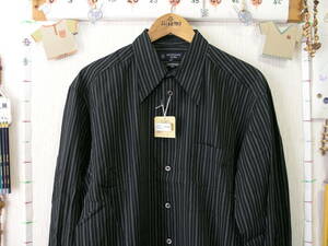 ♪服4594♪ 長袖　シャツ　カフス・袖口折り返しタイプ PEYTON PLACE FOR MEN ペイトンプレイス Ｆ(フリー)　幅広 未使用品 ～iiitomo～