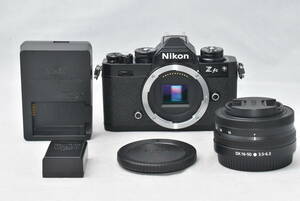 極美品 Nikon ニコン Z fc ブラック NIKKOR Z DX 16-50mm F3.5-6.3VR ショット数911枚