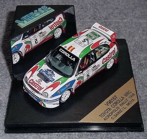 V98167 1/43 トヨタ カローラ WRC サインツ アクロポリスラリー 1998 5号車 TOYOTA COROLLA