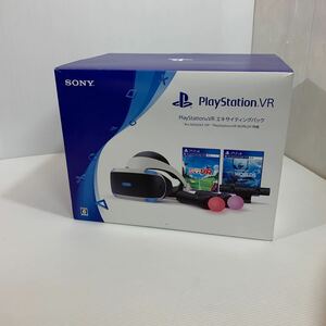 VR PlayStation SONY PSVR エキサイティングパック ヘッドセット 動作確認済　ゴム劣化有　CUHJ-16008 （04.30）
