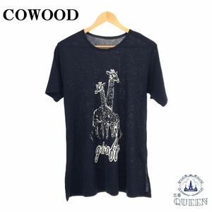 ☆美品☆ COWOOD Tシャツ 半袖 レディース ブラック F 901-2859 送料無料 古着