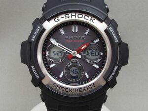 CASIO/カシオ G-SHOCK マルチバンド6/電波ソーラー デジアナ腕時計 AWG-M100 【W335y1】