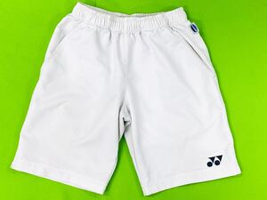 49★即決★ヨネックス★ハーフパンツ★SSサイズ（UNI男女兼用サイズ規格）★白★ベリークール★中古★YONEX★バドミントン★テニス★