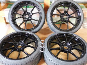 30000円値下げ超美品TWS　T66F　8J-18＋44ＰCD100　プロクセススポーツ215/40R18　4本　プリウス　８６　BRZ　カローラスポーツ