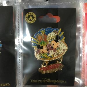 ディズニーシー 2011 ニューイヤーズイヴ セレブレーション ピンバッジ ピンバッチ ミッキー ミニー TDR TDS カウントダウン