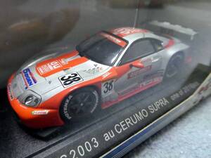 絶版EBBRO 1/43 auセルモスープラ JGTC 2003