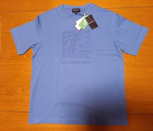 新品 EMPORIO ARMANI 半袖Tシャツ Ｍサイズ ブルー