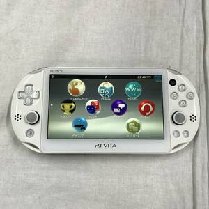 gb7644 送料無料！動作品 SONY PlayStation VITA PCH-2000 ホワイト 本体のみ