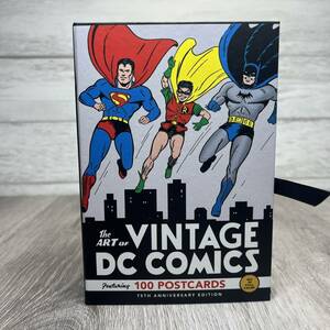 ▼【YH-8764】中古現状品The ART of VINTAGE DC COMICS PostCard DCコミック ポストカード 100枚 バッドマン スーパーマン 