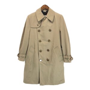 60年代 イングランド製 Aquascutum アクアスキュータム トレンチコート ユーロ ヨーロッパ古着 ブラウン (メンズ L相当) P4715