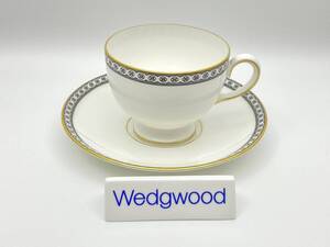 WEDGWOOD ウェッジウッド BLACK ULANDER Tea Cup & Saucer ブラックウランダー ティーカップ&ソーサー *M748