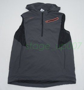 Nike（ナイキ）／SPEED フーデッド ハーフジップベスト-419037/sizeL- ／管CZSQ