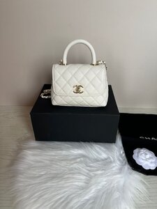 人気美品◆CHANEL シャネル ビジネスアフィニティ ハンドル フラップバッグ