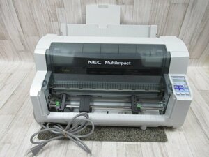 Ω新DC 0214※保証有 NEC MultiImpact 700JEN ドットインパクトプリンタ PR-D700JEN 水平型プリンタ