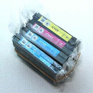 044d 送料無料 期限不明 ジャンク 3色 4個 エプソン EPSON 純正インク ICY69 ICM69 ICC69