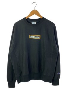 THE ALMEDA CLUB◆スウェット/M/コットン/BLK/プリント