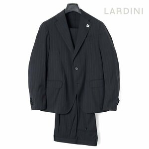 ◆【LARDINI(ラルディーニ)/春夏/ウールナイロンストレッチストライプ柄2Bスーツ(EASY WEAR)】[ldn2450131-48]