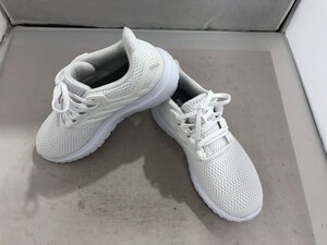 【adidas】アディダス　レディスランニングシューズ・スニーカー　ホワイト　合成繊維　23cm　SY02-H33