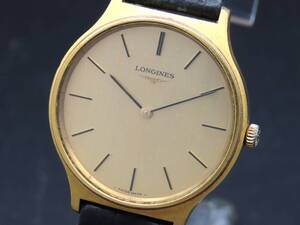 1円～! 稼動品★正規品 LONGINES ロンジン 手巻き シャンパンダイヤル ヴィンテージ ラウンド メンズ腕時計 SSCLG2972