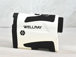 1円スタート WELLRAY ゴルフ距離計 Class I Laser レーザーレンジファインダー ピンロック 距離計測器 ゴルフ用 ホワイト A07501