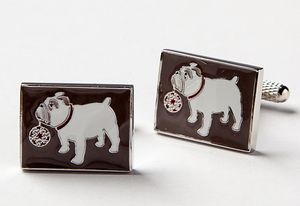 ★カフスボタン ONYX ART LONDON CK937 BULL DOG! Cufflinks　