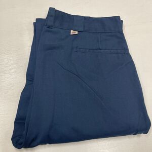 W38 NAVY 80s チビタグ 未使用に近い DICKIES ワークパンツ ディッキーズ VINTAGE デッドストック ライニング ELPS0471