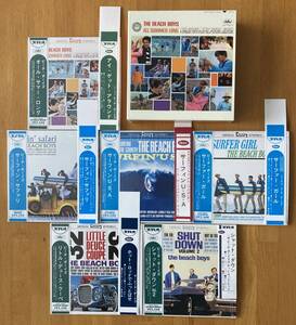 ザ・ビーチ・ボーイズ【the Beach Boys】紙ジャケット limited edition papersleeve w / obi 紙ジャケ CD 特典BOX 復刻帯 surfin