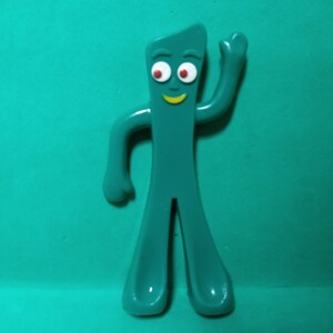 80年代 アメリカンビンテージ フィギュア ガンビー Gumby　JESCO社製 Vintage PVC製 Figure 約7cm クレイアニメーション キャラクター