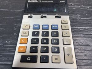 052402 当時物 CASIO カシオ 電卓 計算機 レトロ J-10