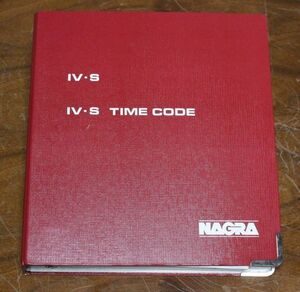 貴重！ NAGRAⅣ-S TIME CODE サービスマニュアル 1991年製