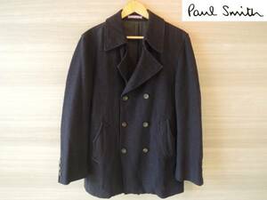 ★Paul Smith★（ポールスミス)ウールPコート/M/ネイビー